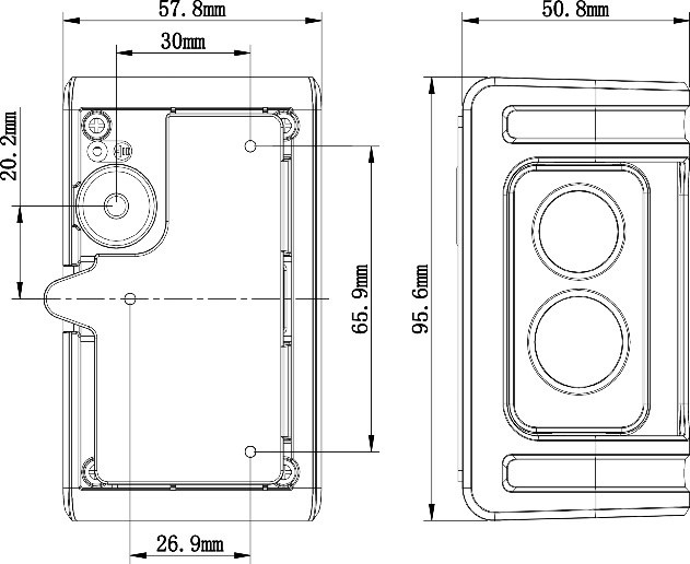 HDSM3600 Rear Camera DIMENSION